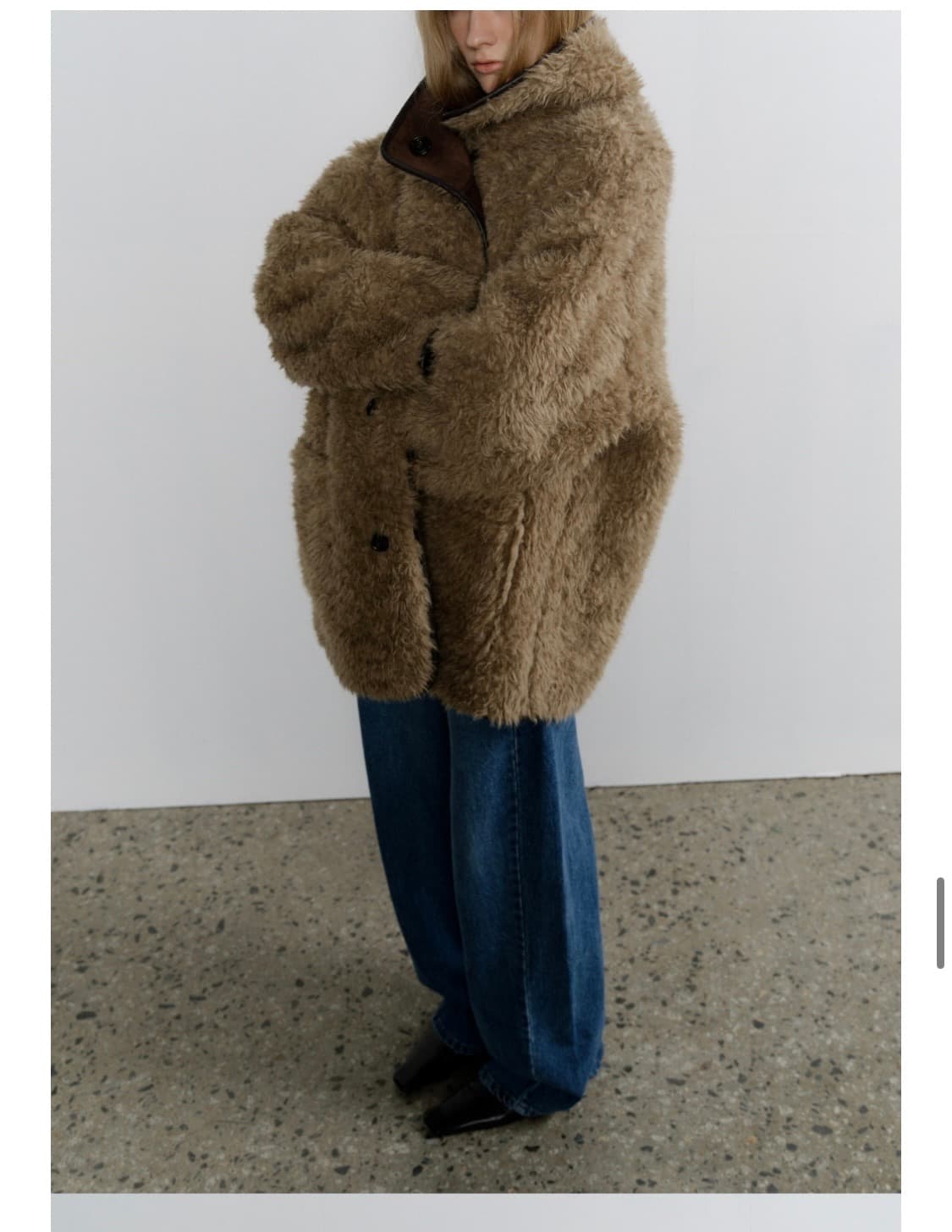 108pound 퍼자켓 브라운  상품이미지5