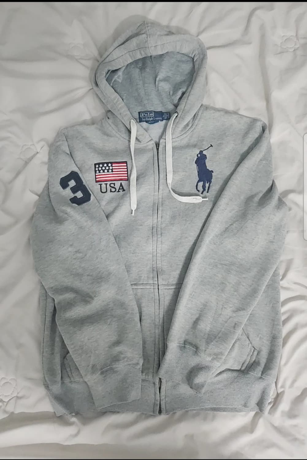 폴로 빅포니 성조기 후드집업 상품이미지1