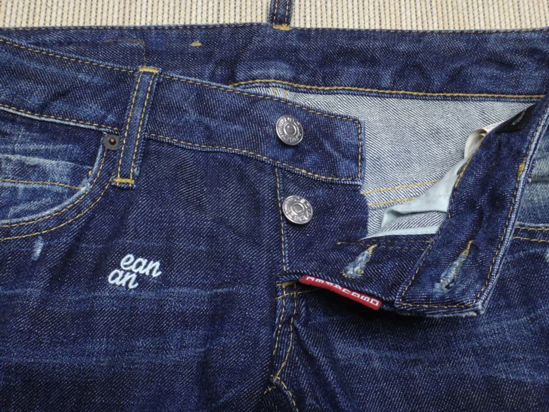 (38사이즈) 디스퀘어드2 여성 슬림 워싱 데님 팬츠 상품이미지7