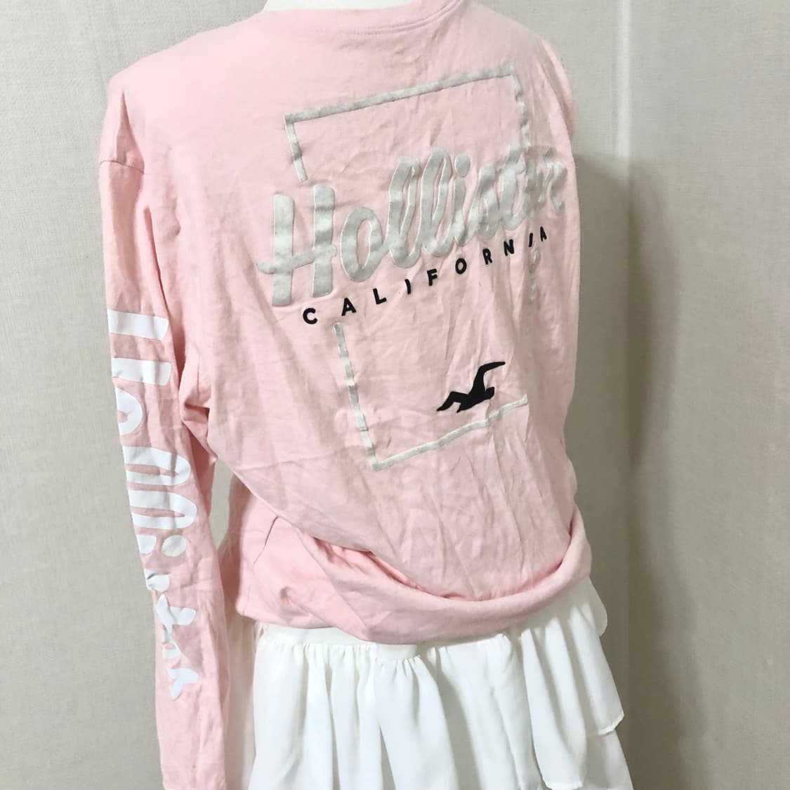홀리스터 핑크 롱슬리브 XS  상품이미지2
