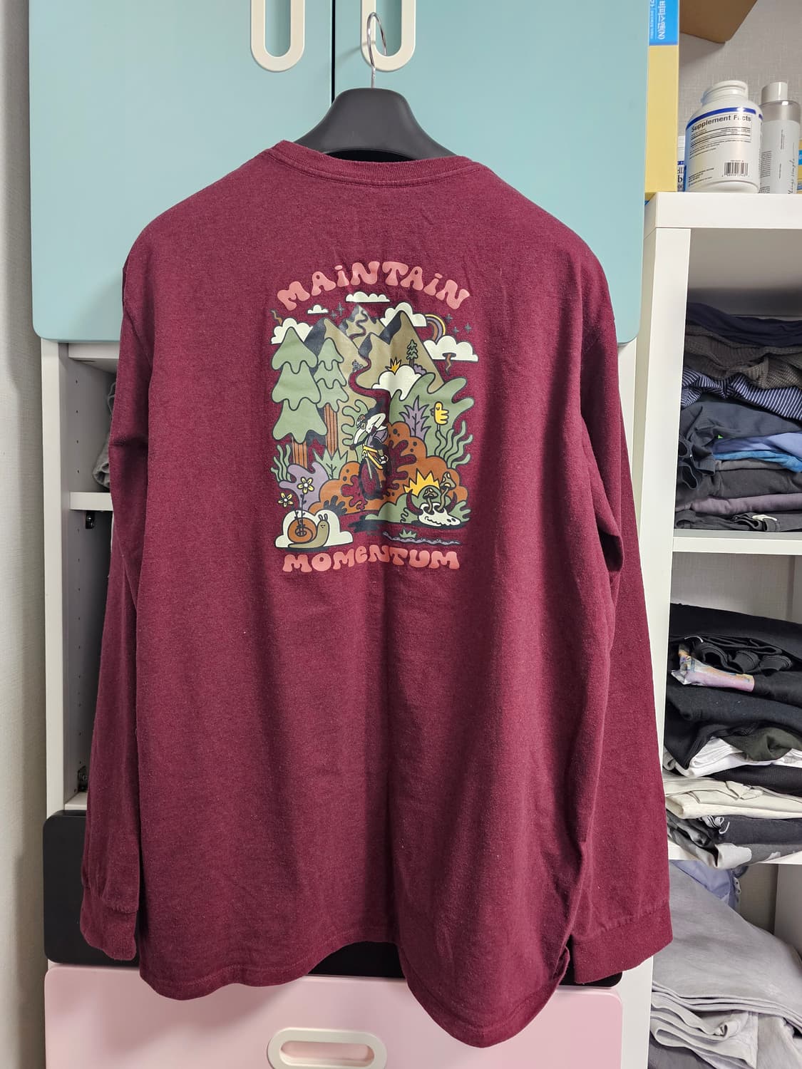 새거급 1회착용 파타고니아 긴팔 티셔츠 L 롱슬리브 상품이미지1