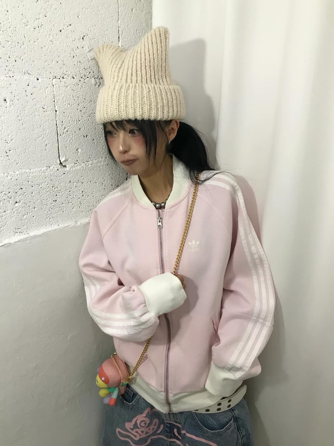Adidas Baby Pink Track Zip-Up 🩷Rare🩷 상품이미지2
