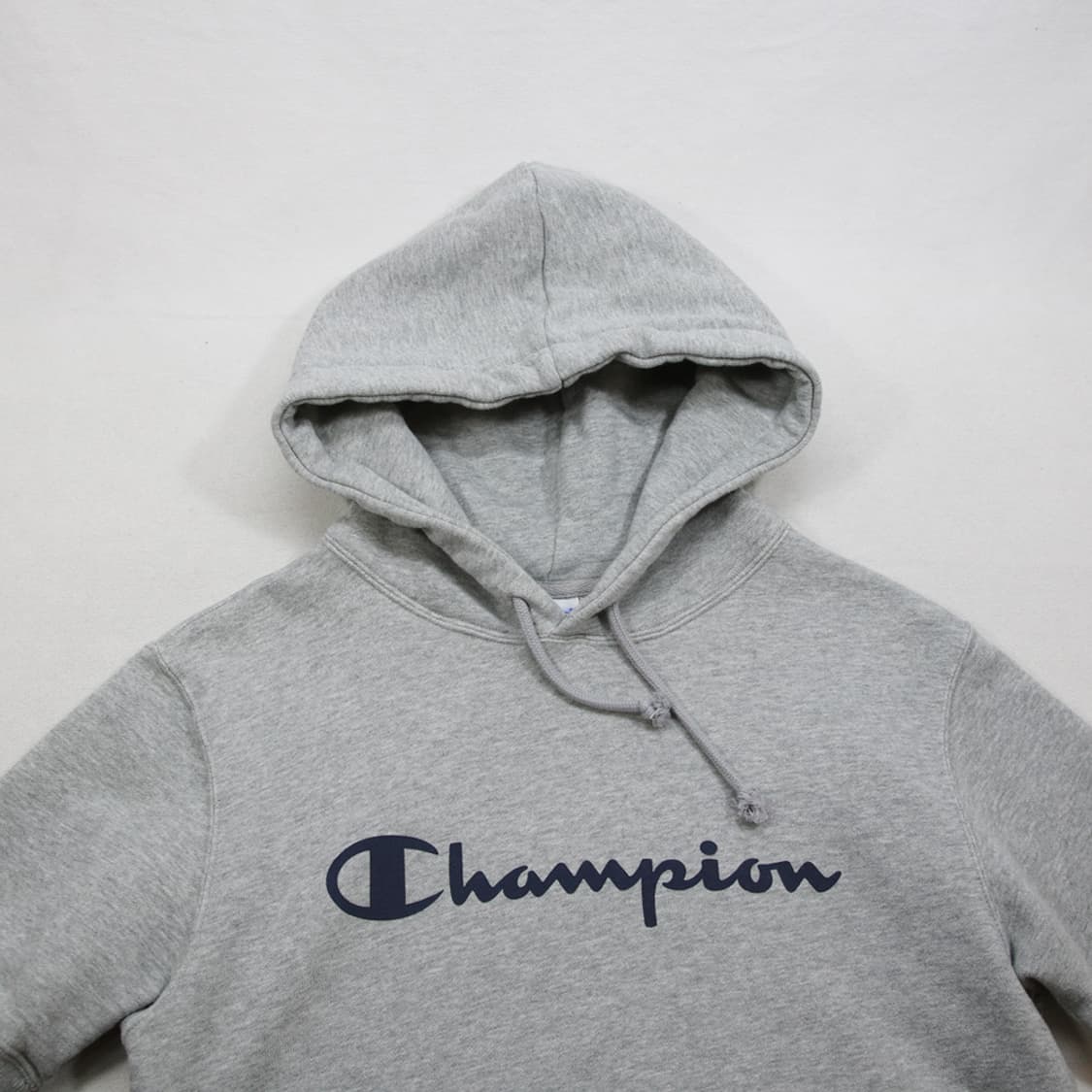 (착용컷) Champion 후드 반팔 티셔츠 (남성용 95) 상품이미지5