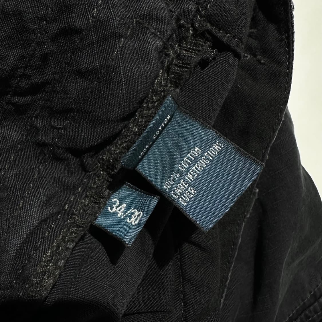 폴로 랄프로렌 립스탑 카고 팬츠 블랙 상품이미지8