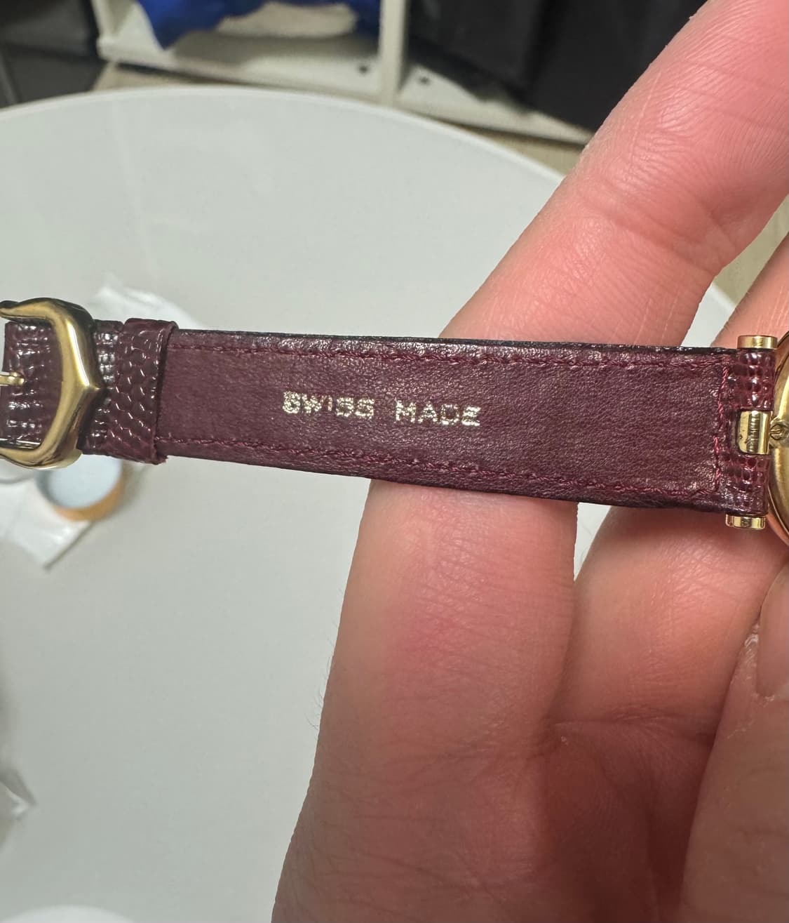 까르띠에 머스트 방돔 버건디 쿼츠 빈티지 상품이미지2