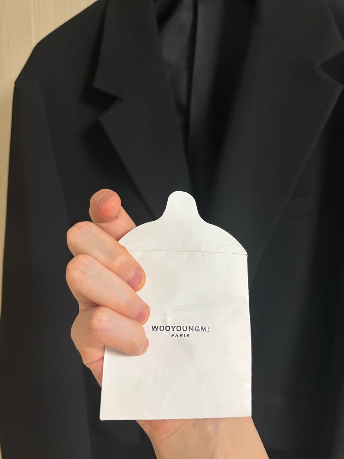 [48] 우영미 더블 브레스트 자켓 검정 상품이미지4