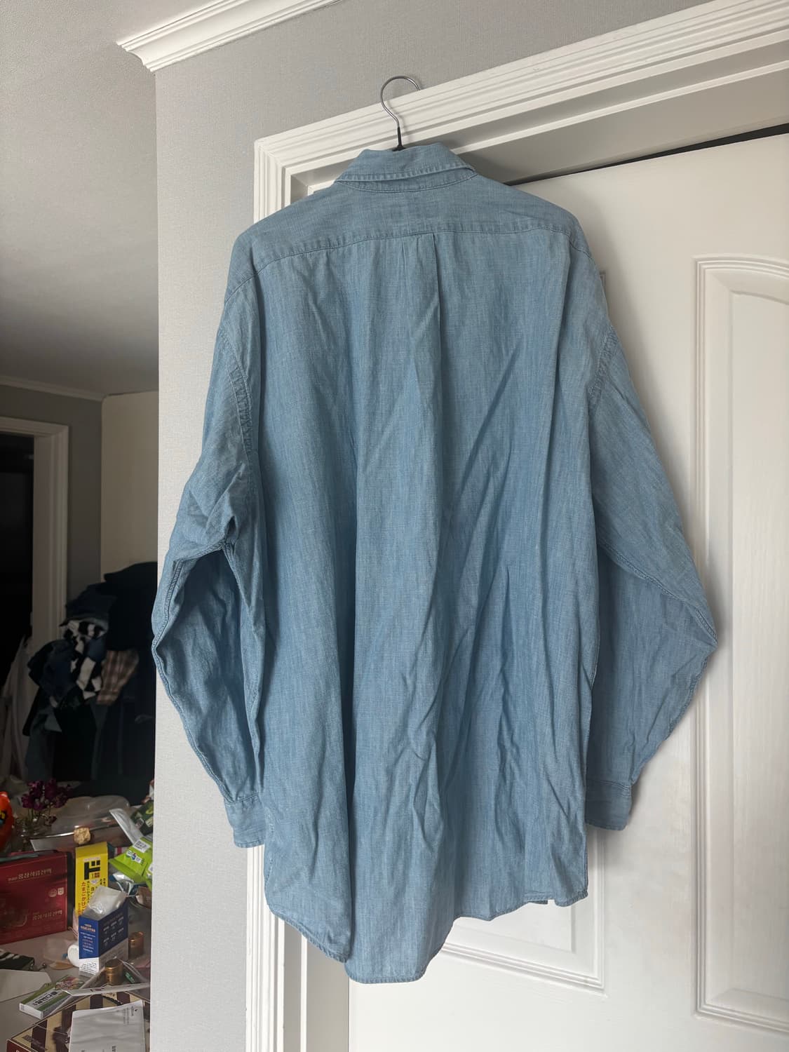 [xl] 폴로 빔즈 빅셔츠 샴브레이 상품이미지2