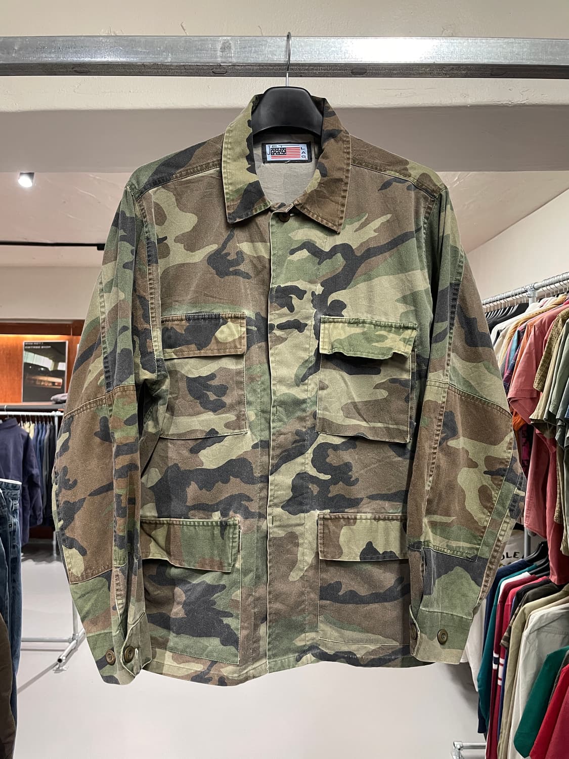 빈티지 밀리터리 BDU 야상 필드 자켓 상품이미지4