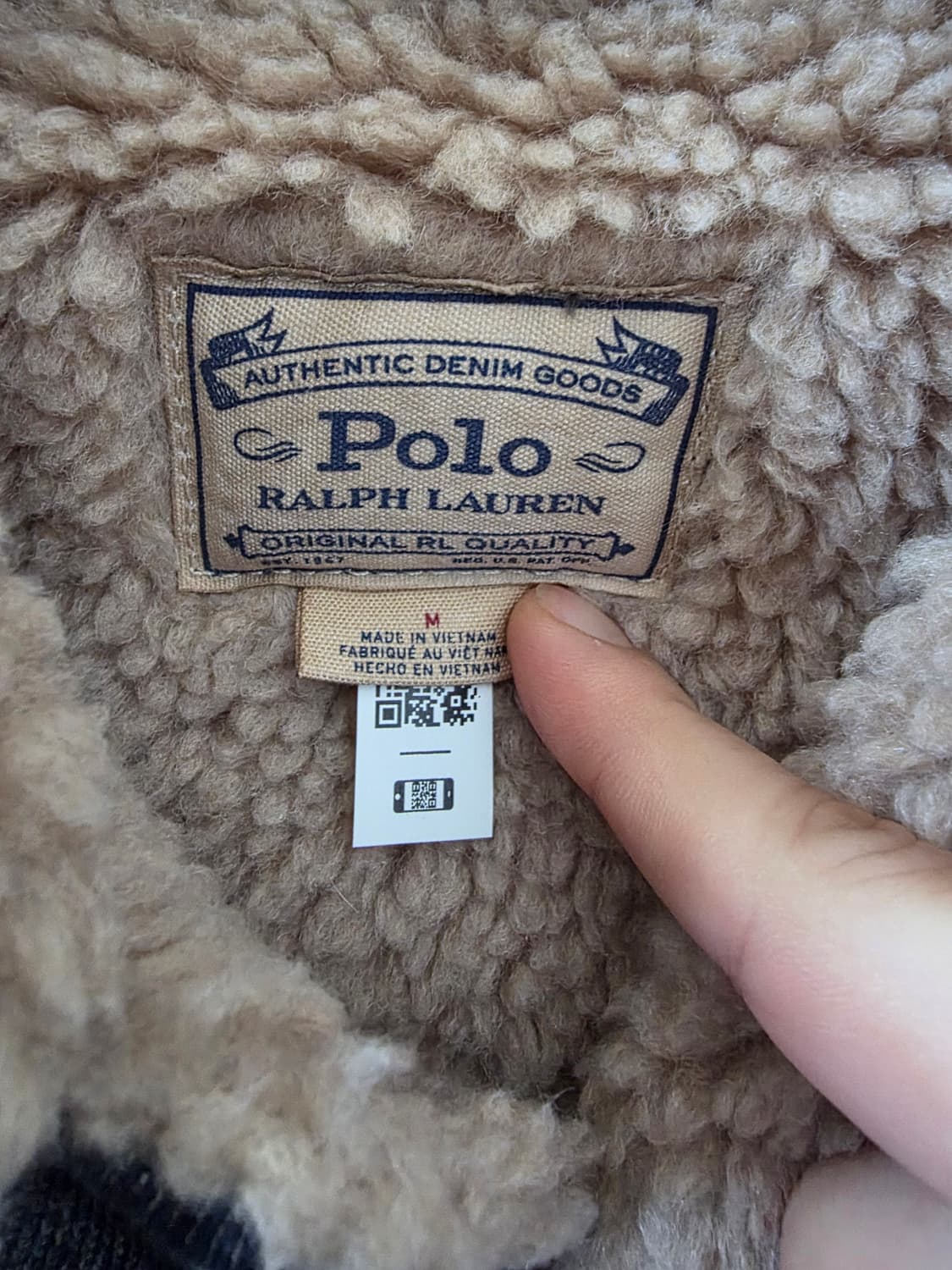 폴로 랄프로렌 쉐르파 데님 자켓 겨울 고윤정 자켓 상품이미지2