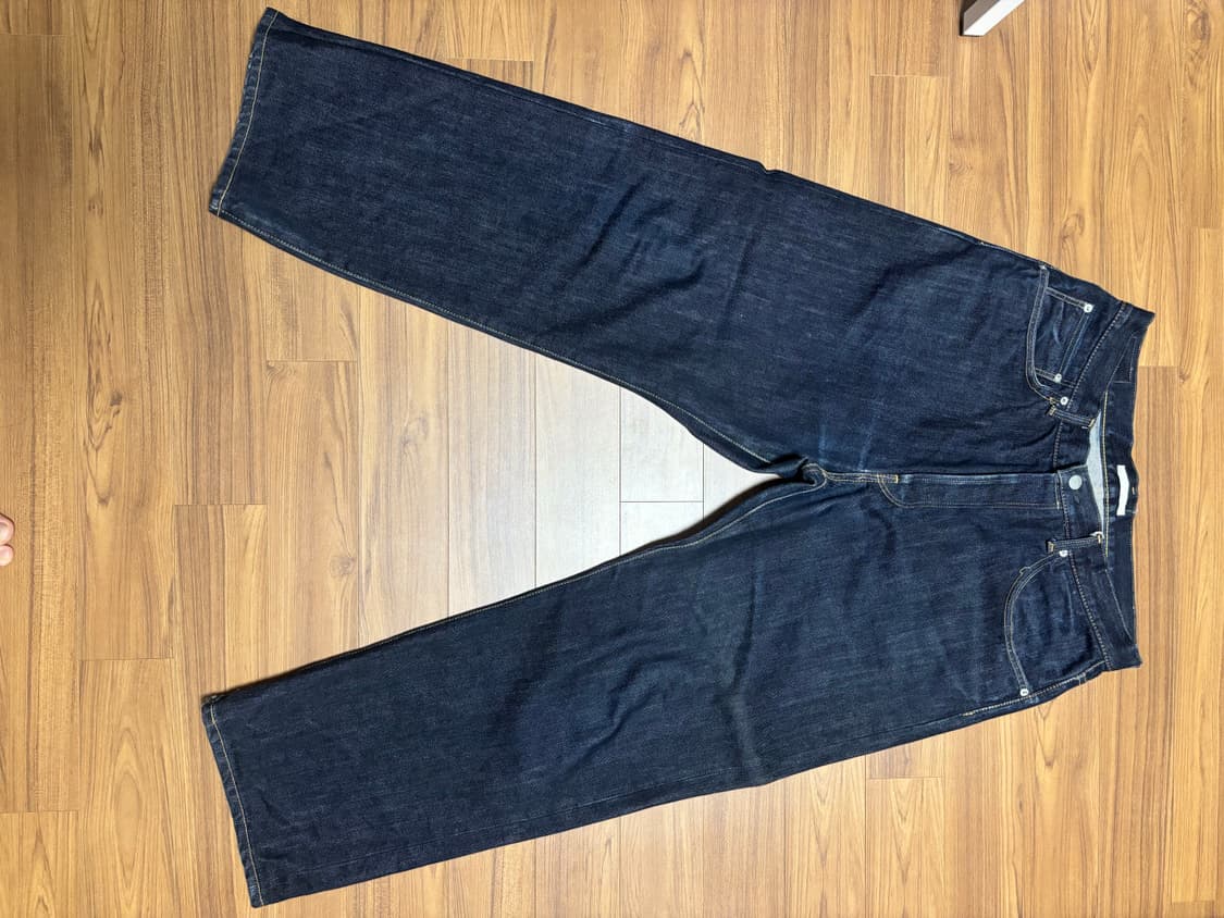 하츠키 와이드 원워시 데님 4사이즈 상품이미지1