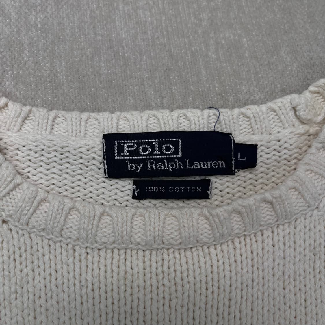 100 폴로 랄프로렌 코튼 니트 상품이미지3