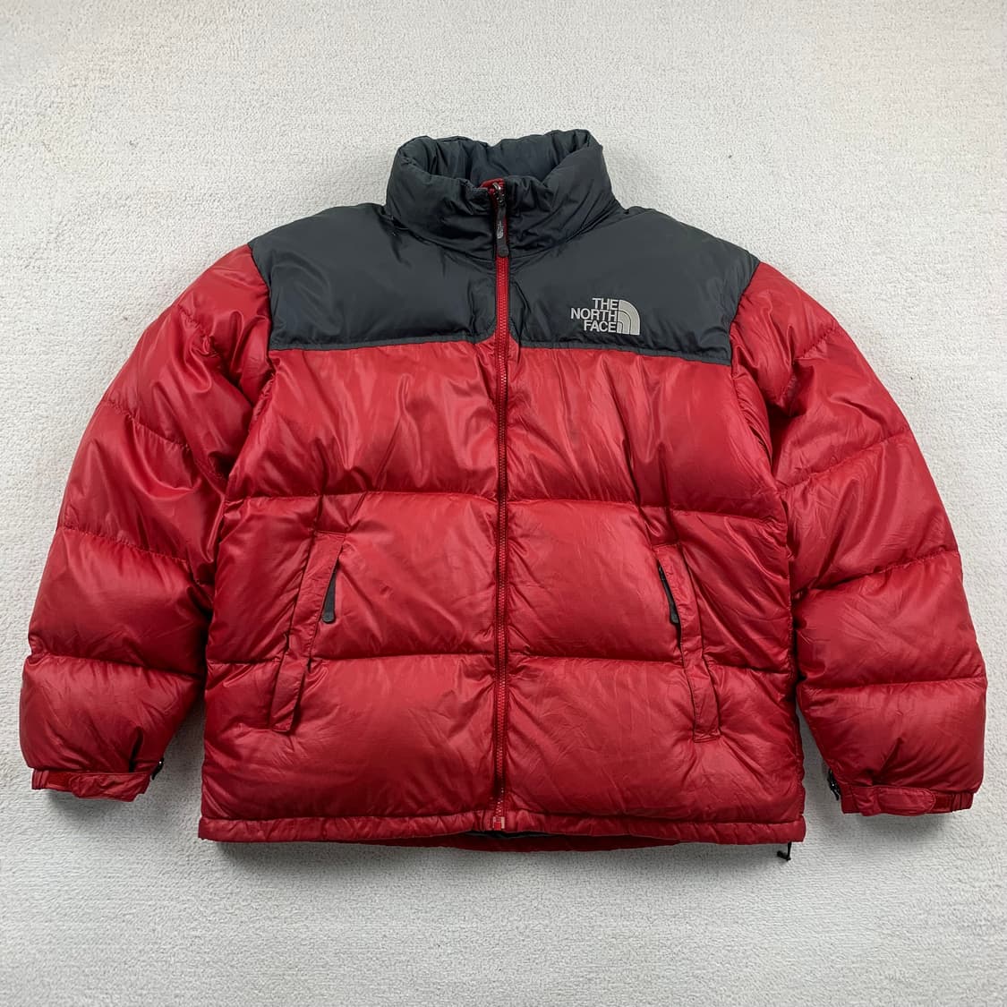 노스페이스 눕시 700 구스다운 패딩 레드 상품이미지2
