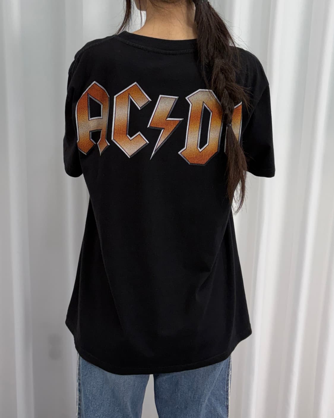 HOT ROCK 빈티지 AC/DC 아이언맨 반팔 티셔츠 상품이미지2