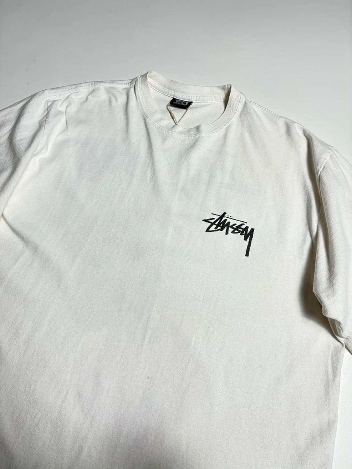 스투시 STUSSY 퍼지 다이스 코튼 반팔 티셔츠 R1395 상품이미지4