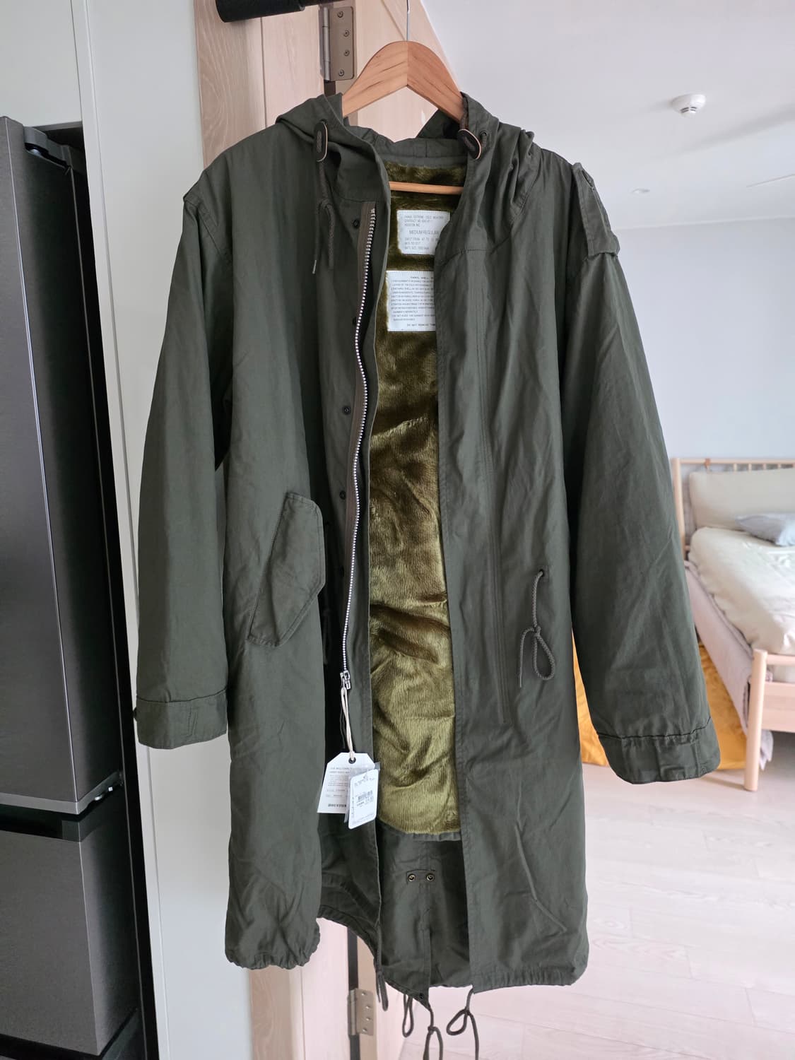 Houston Japan  m-51 hooded parka size m 상품이미지6