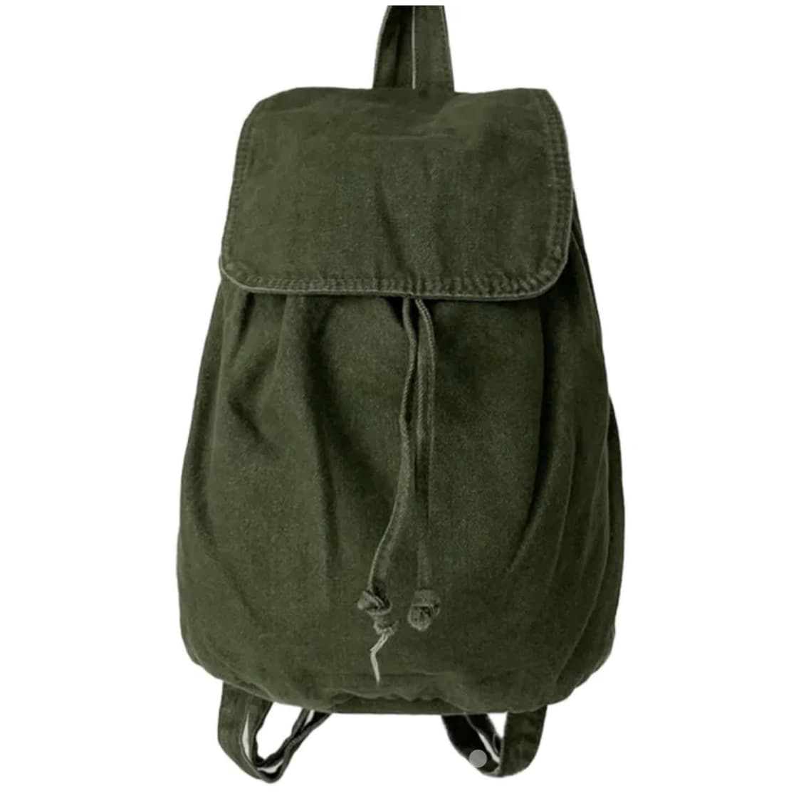 빈티지 카키 데님 백팩 상품이미지1