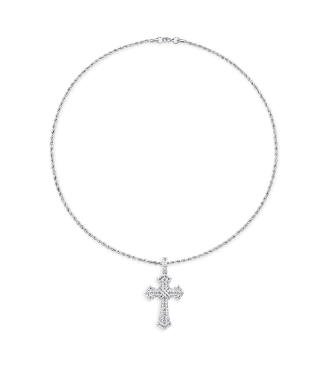 (OS) HOWSS 지르코니아 아이스 아웃 십자가 목걸이 상품이미지7