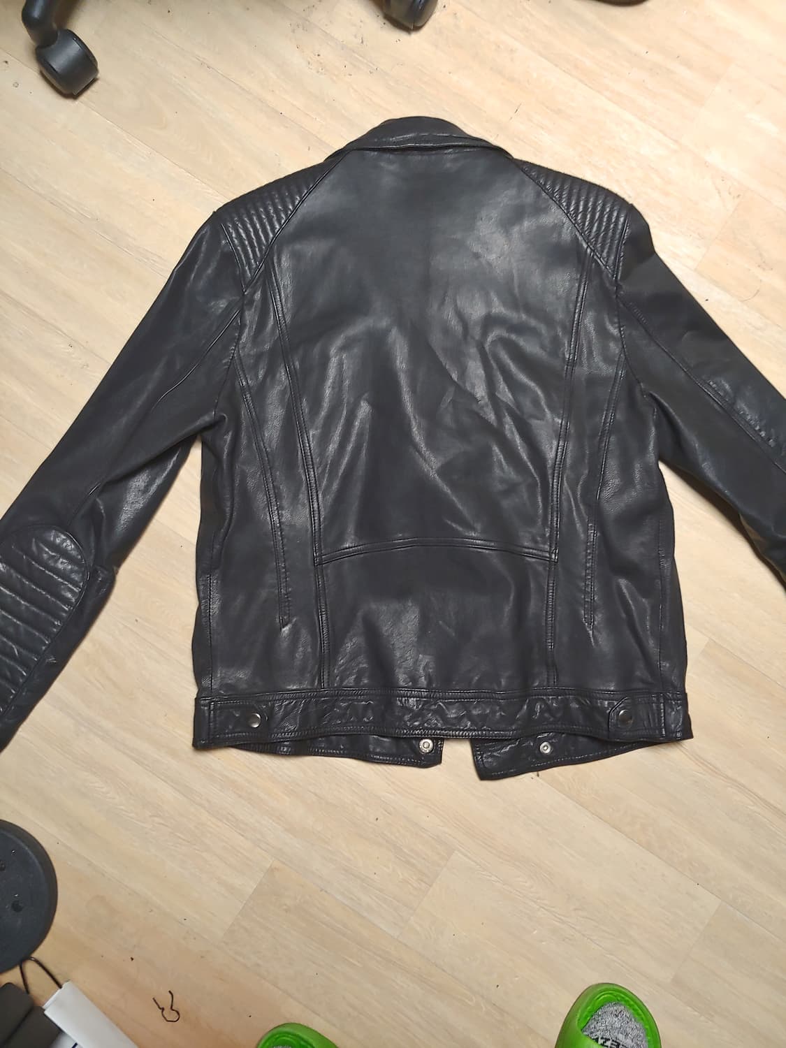 하이넥 염소가죽 자켓 슬림 L 릭오웬스느낌 상품이미지9