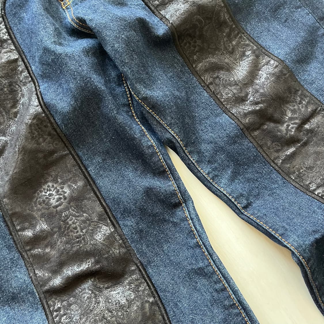 Evisu . 에비수 재팬 페이즐리 다이콕 데님팬츠 상품이미지7
