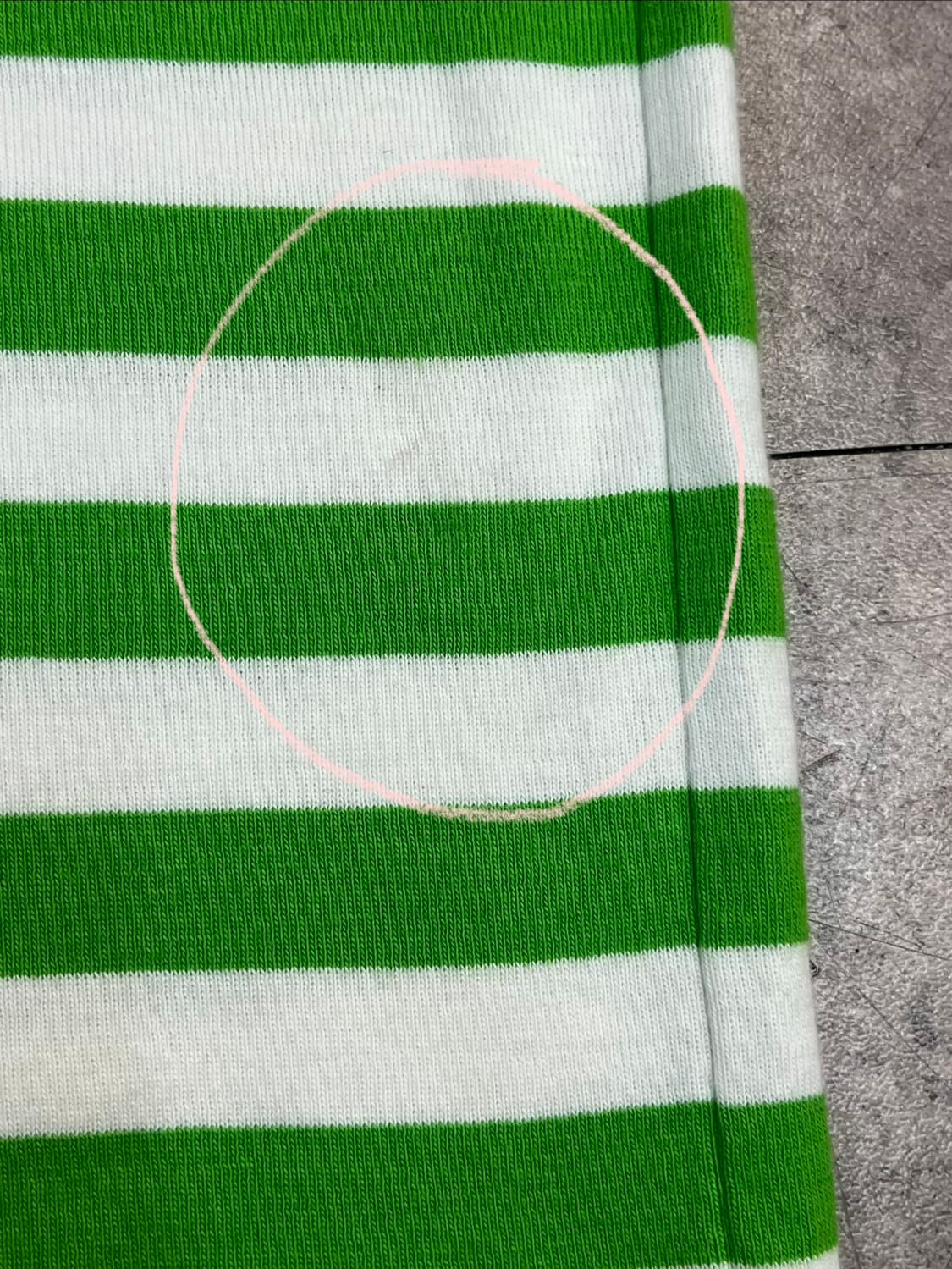 폴로 랄프로렌 브이넥 스트라이프 반팔티 그린 M #csz3836 상품이미지8