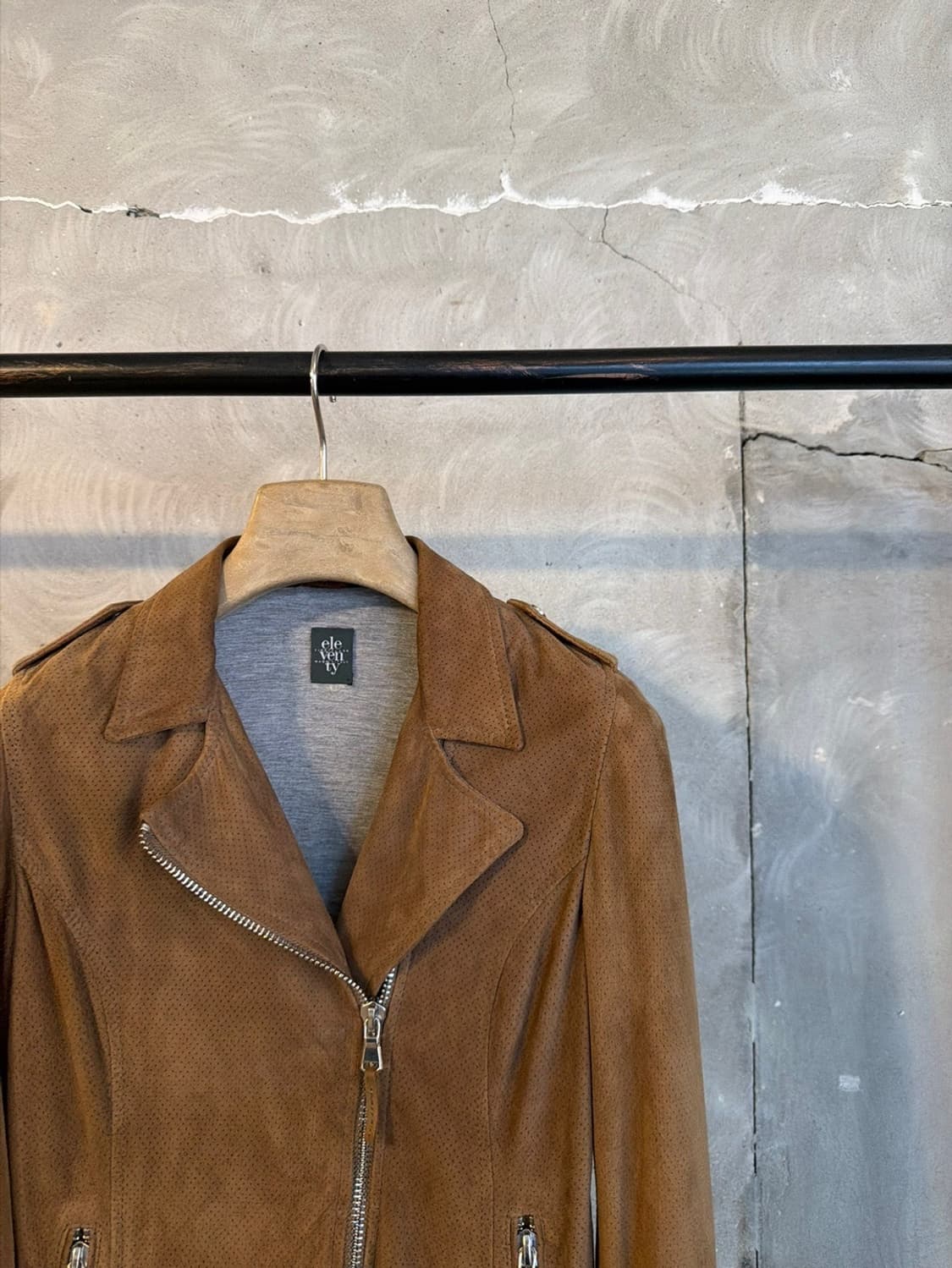 일레븐티 스웨이드 레더 라이더 자켓 55 상품이미지9