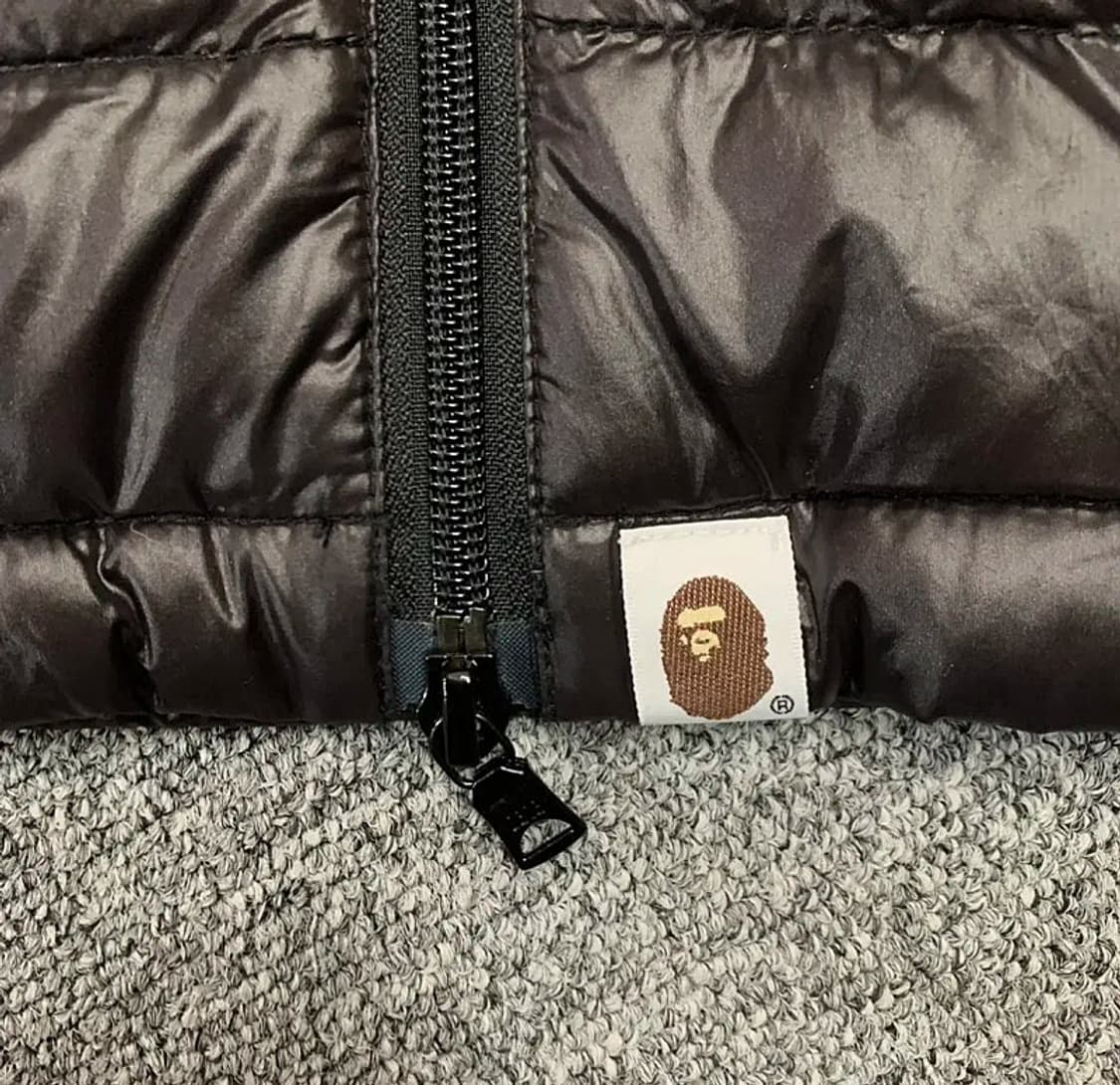 베이프 경량패딩 L size 극미중고 상품이미지7