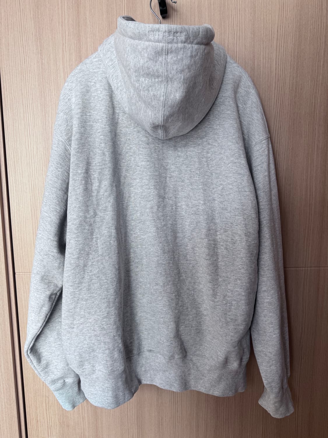 [L, 교환O]슈프림 S로고 후드 집업 헤더 그레이 25fw 상품이미지2