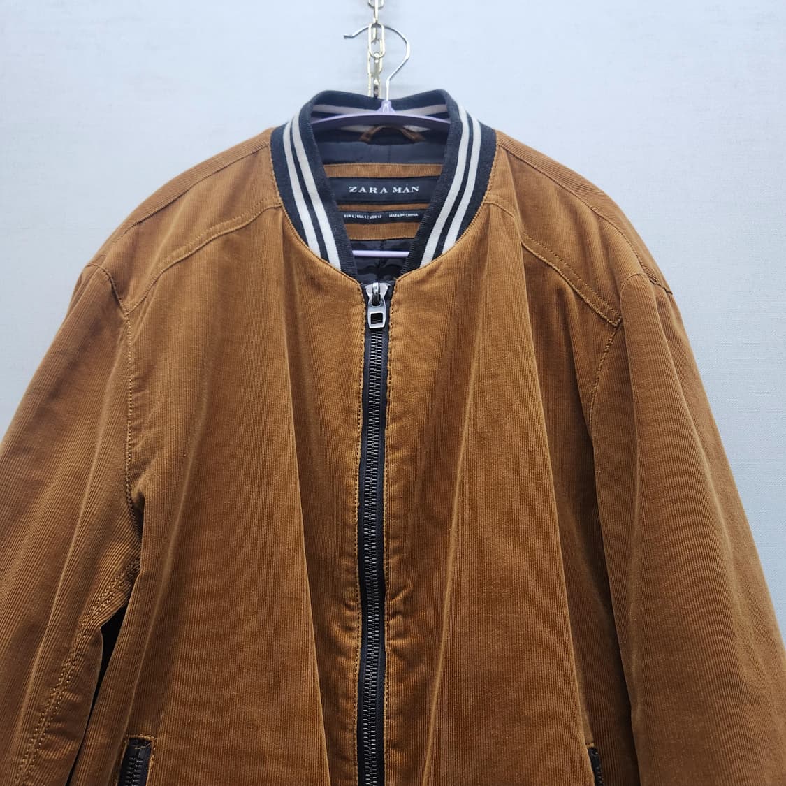 자라ZARA 코듀로이 블루종 점퍼 L(XL) 상품이미지2