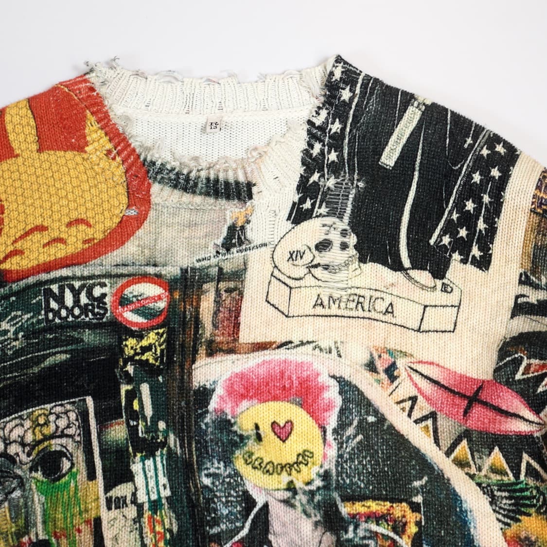 R13 그래피티 디스트로이드 스웻셔츠 상품이미지6