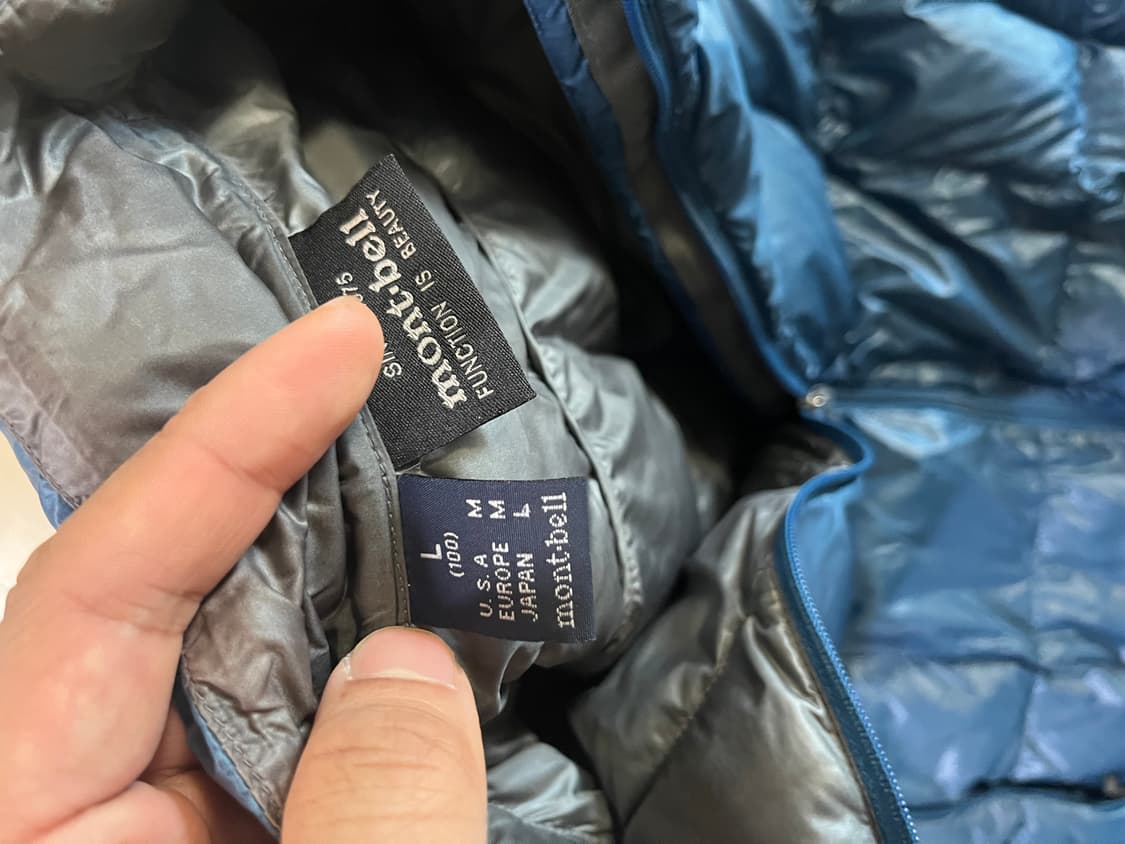 몽벨 올드모델 경량패딩 상품이미지4