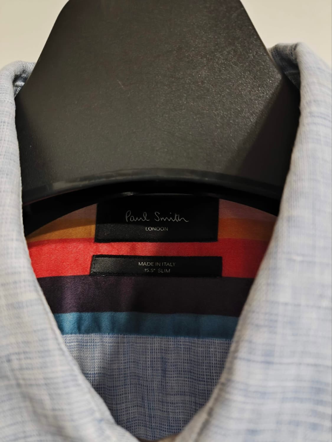 100 (15.5) 폴스미스 슬림핏 린넨 셔츠 이태리제 상품이미지2