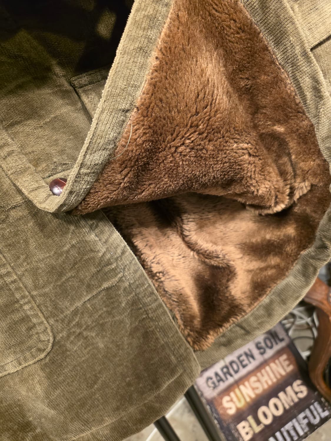 코듀로이 안감 퍼 코트 (F592) 상품이미지4