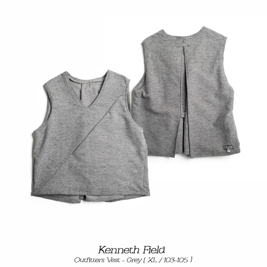 케네스필드 아웃피터스 베스트 그레이 XL(103-105)사이즈 상품이미지1
