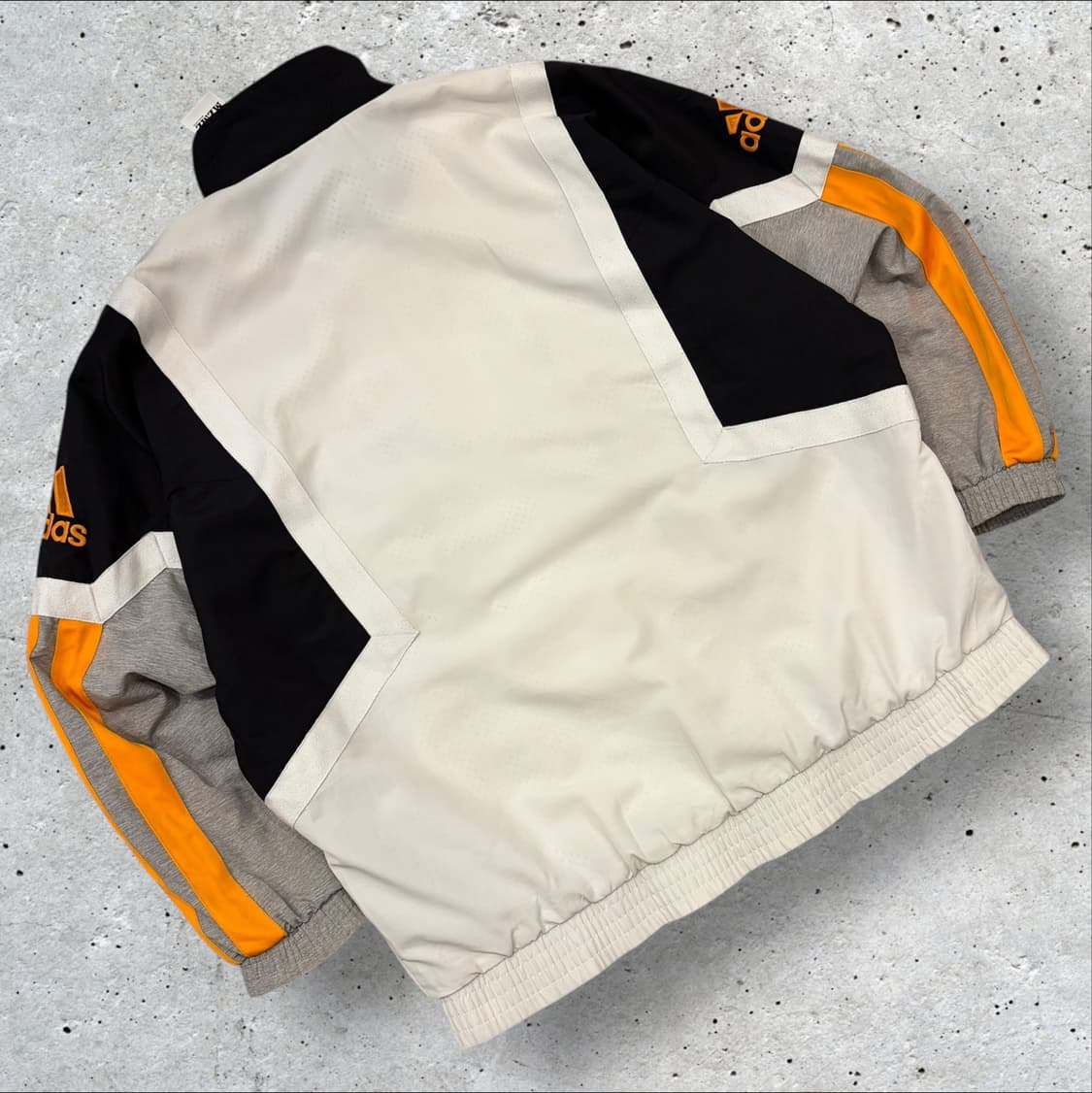 [110] 90-00s 아디다스 올드스쿨 삼선 트랙탑 오렌지 B565 상품이미지2