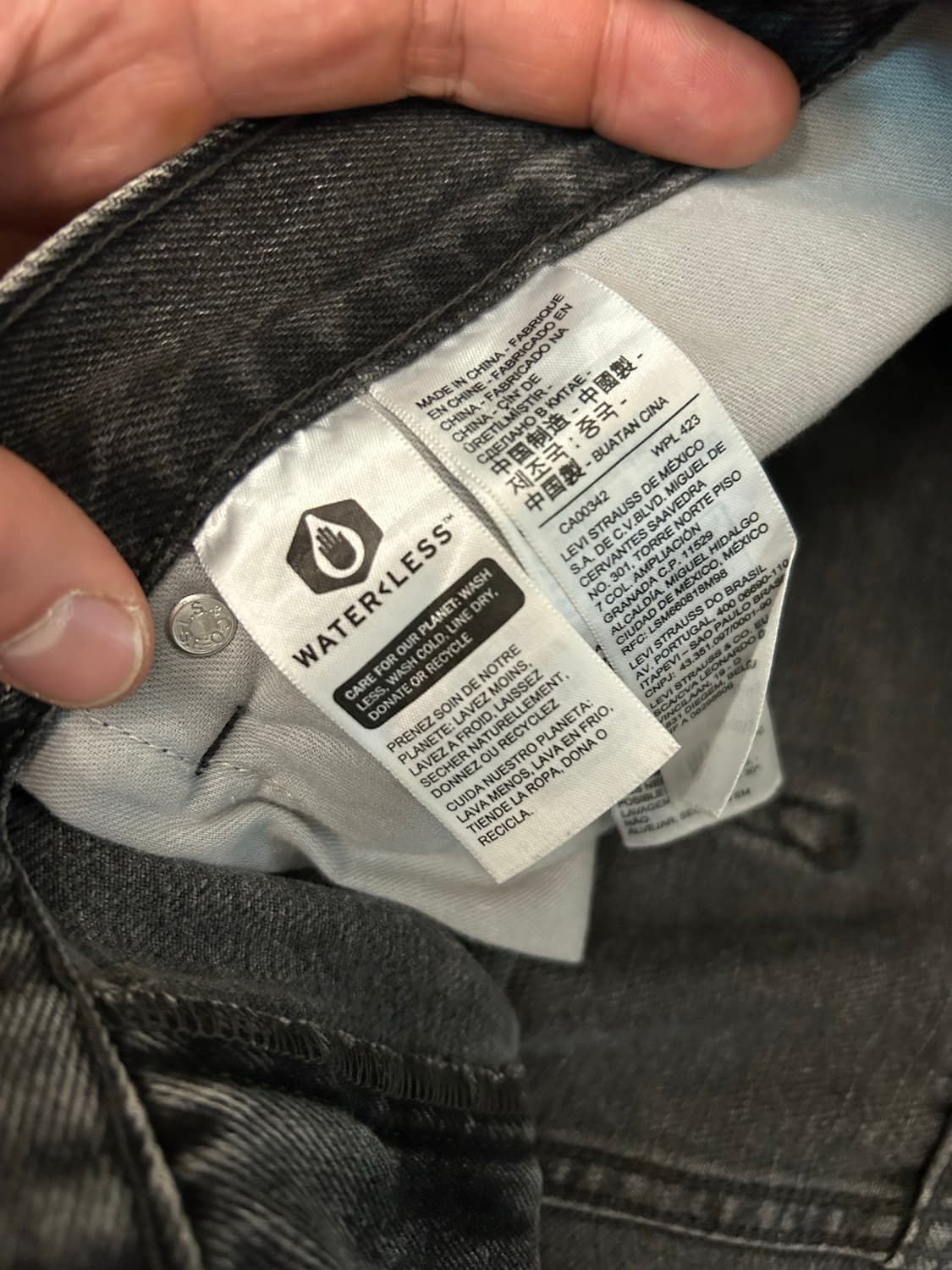 [34] 리바이스 실버탭 워시드 블랙 상품이미지3