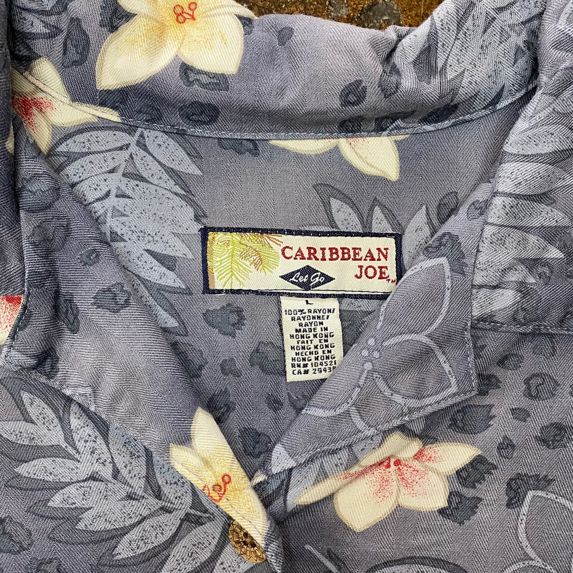 빈티지 꽃무늬 반팔 셔츠 상품이미지2