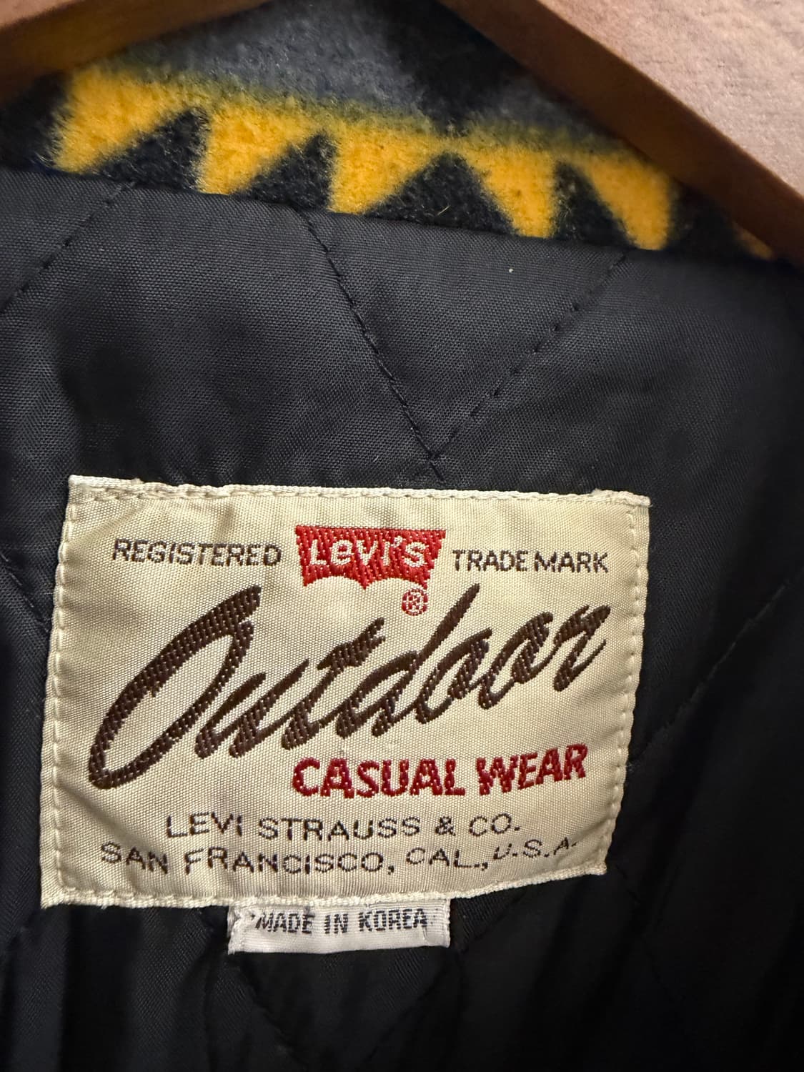 N212. 90년대 리바이스 나바호패턴 플리스 후리스 자켓 상품이미지2