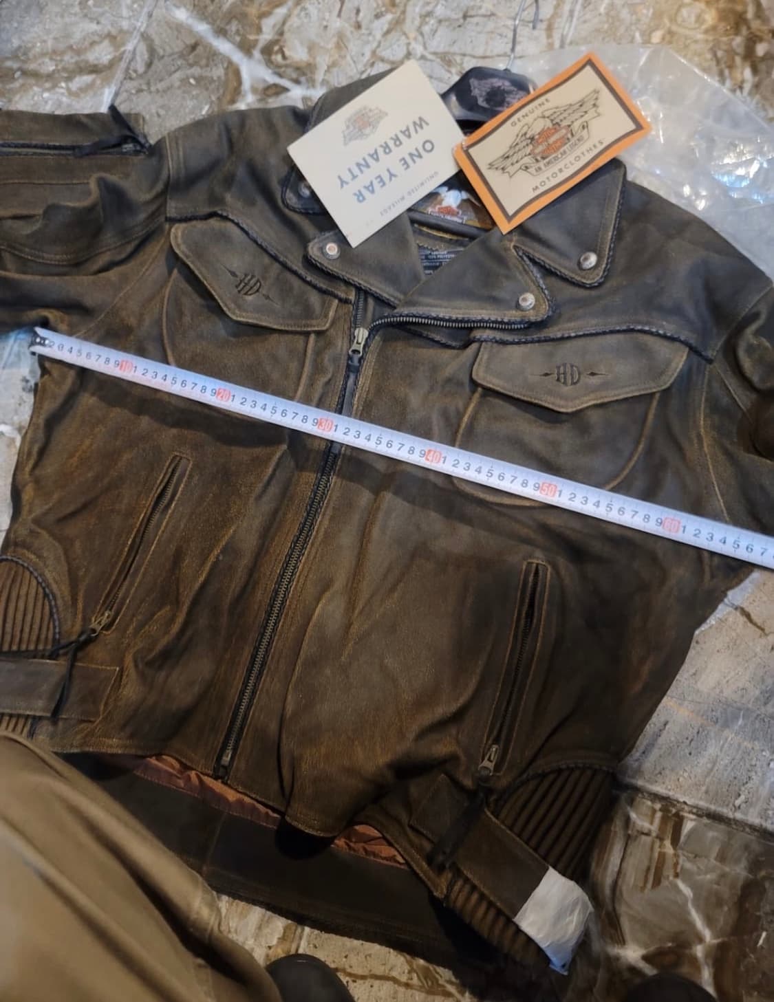 할리데이비슨 / 카우하이드 소가죽 라이더 자켓 / 2xl 3xl 상품이미지6