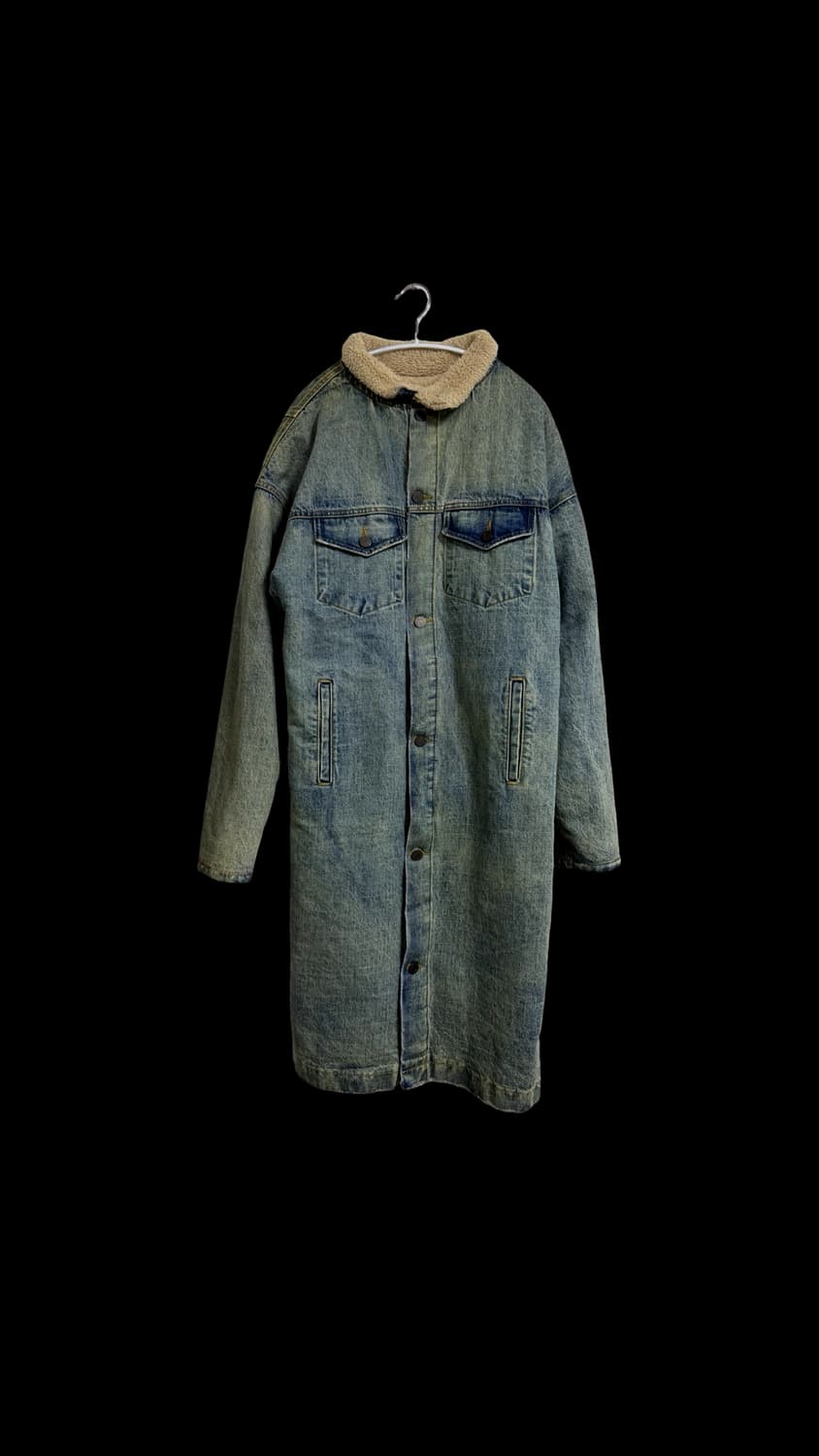 피어 오브 갓 데님 롱 코트 상품이미지1