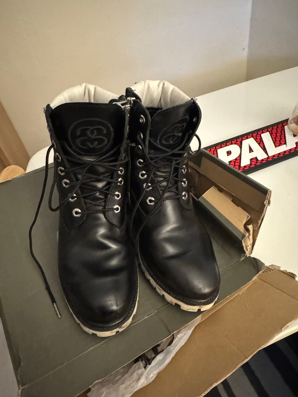 290) 팀버랜드 스투시 6인치 블랙 상품이미지1