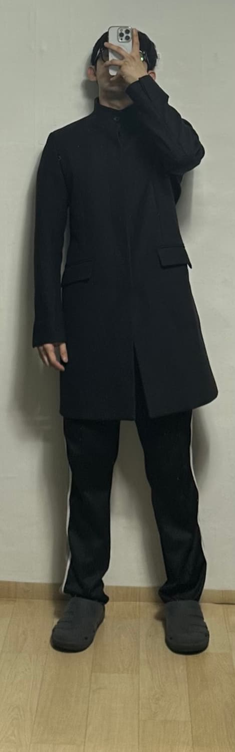 띠어리 하이넥 코트 상품이미지5