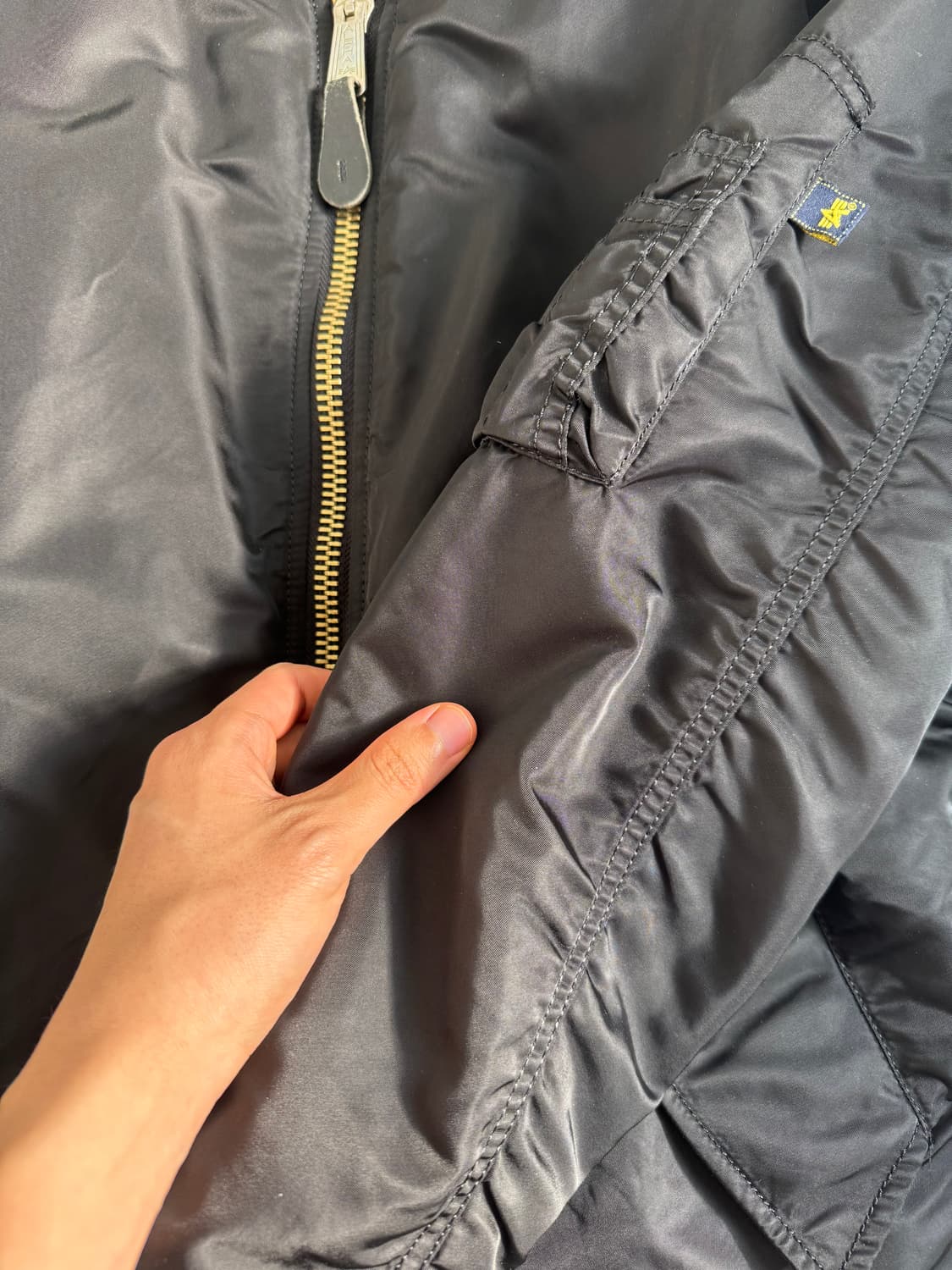 알파인더스트리 ma-1 슬림핏 상품이미지3