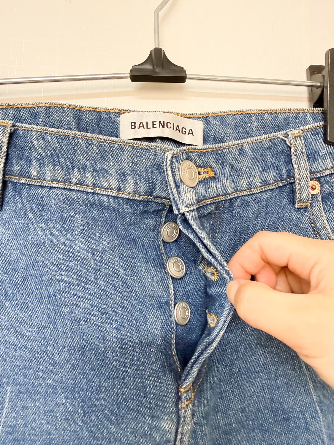 Balenciaga 발렌시아가 와이드 데님 팬츠 상품이미지3