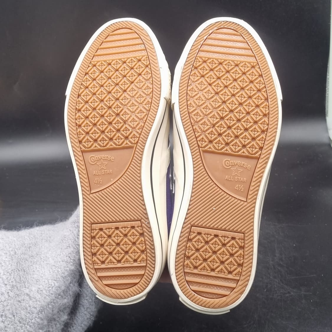 컨버스 쉐브론 스타 퍼플 스니커즈235 상품이미지3