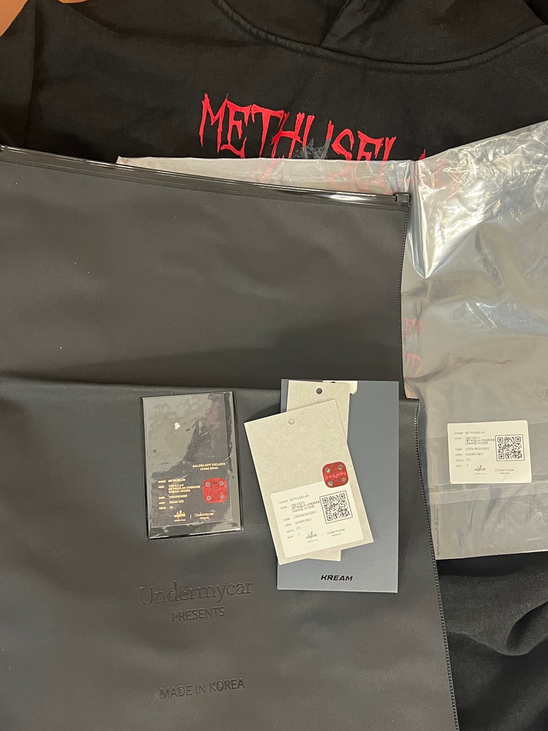 언더마이카 갤러리아 팝업 리미티드 후드 2사이즈 상품이미지4