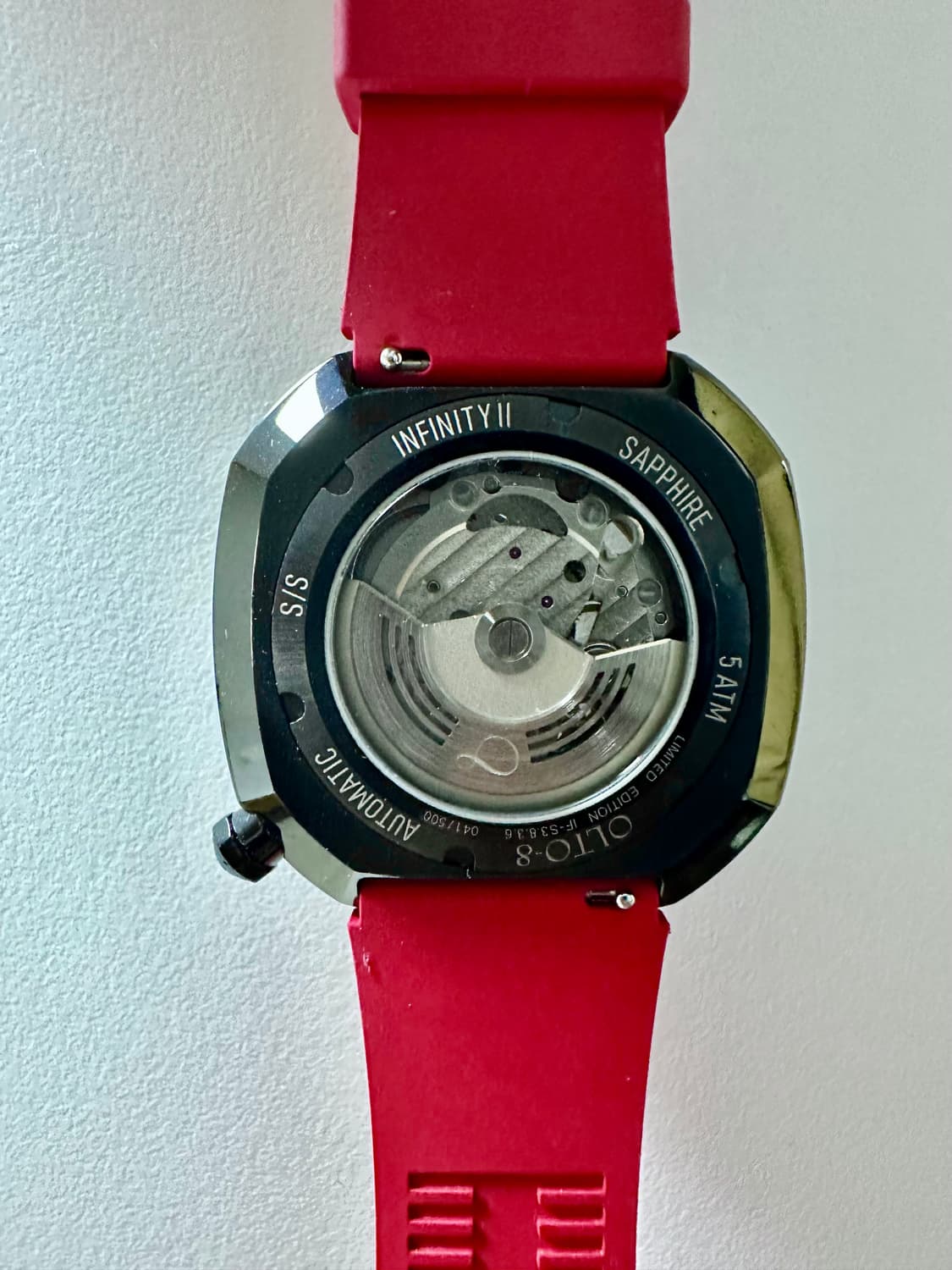 기계식 스켈레톤 올토8한정판 인피니티 오토매틱 희귀 대시보드 레이싱 상품이미지4