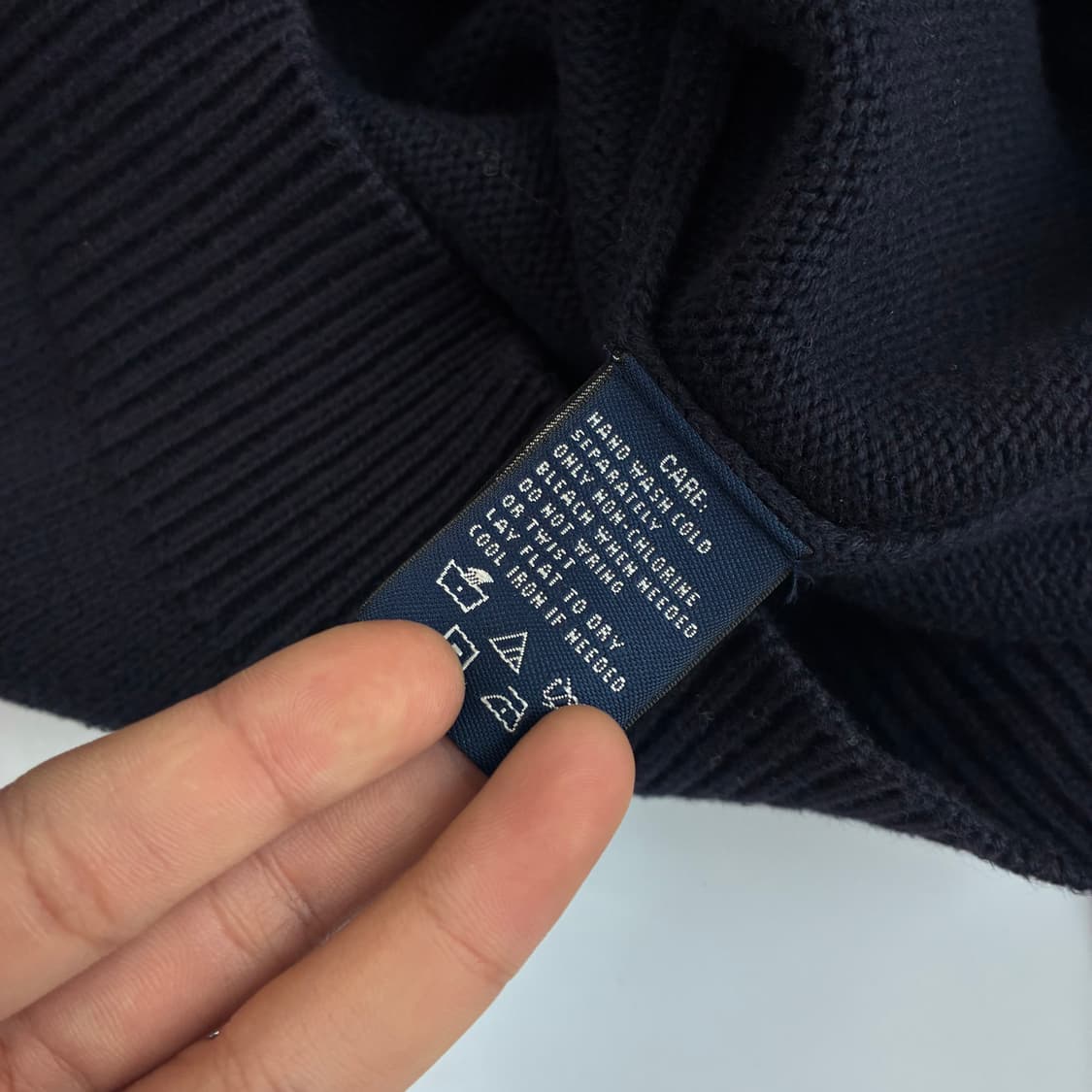 Polo 폴로 랄프로렌 우먼스 00‘s 네이비 니트 후드집업 상품이미지6