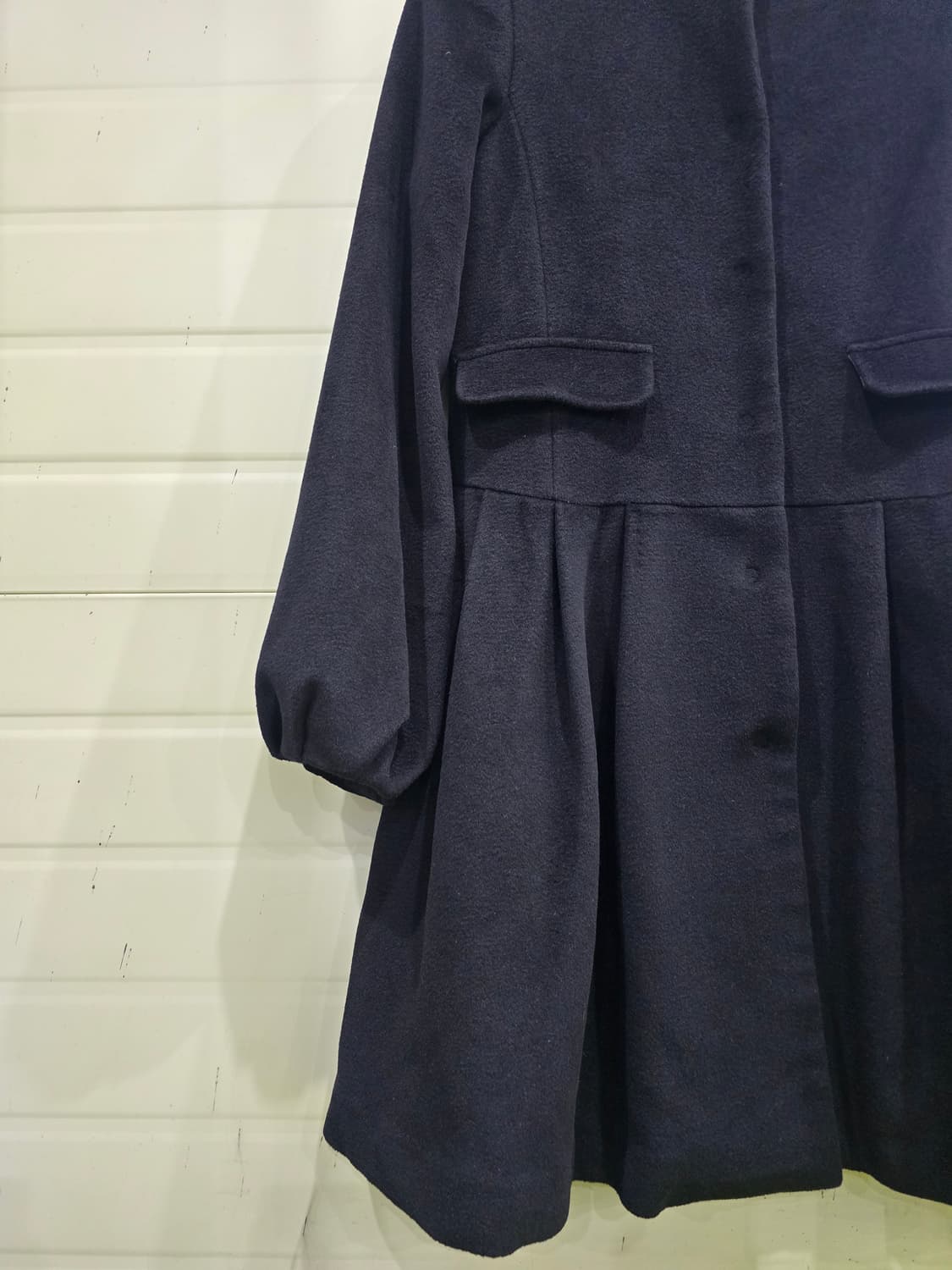 Theory 블랙 플레어핏 여성 코트 상품이미지4