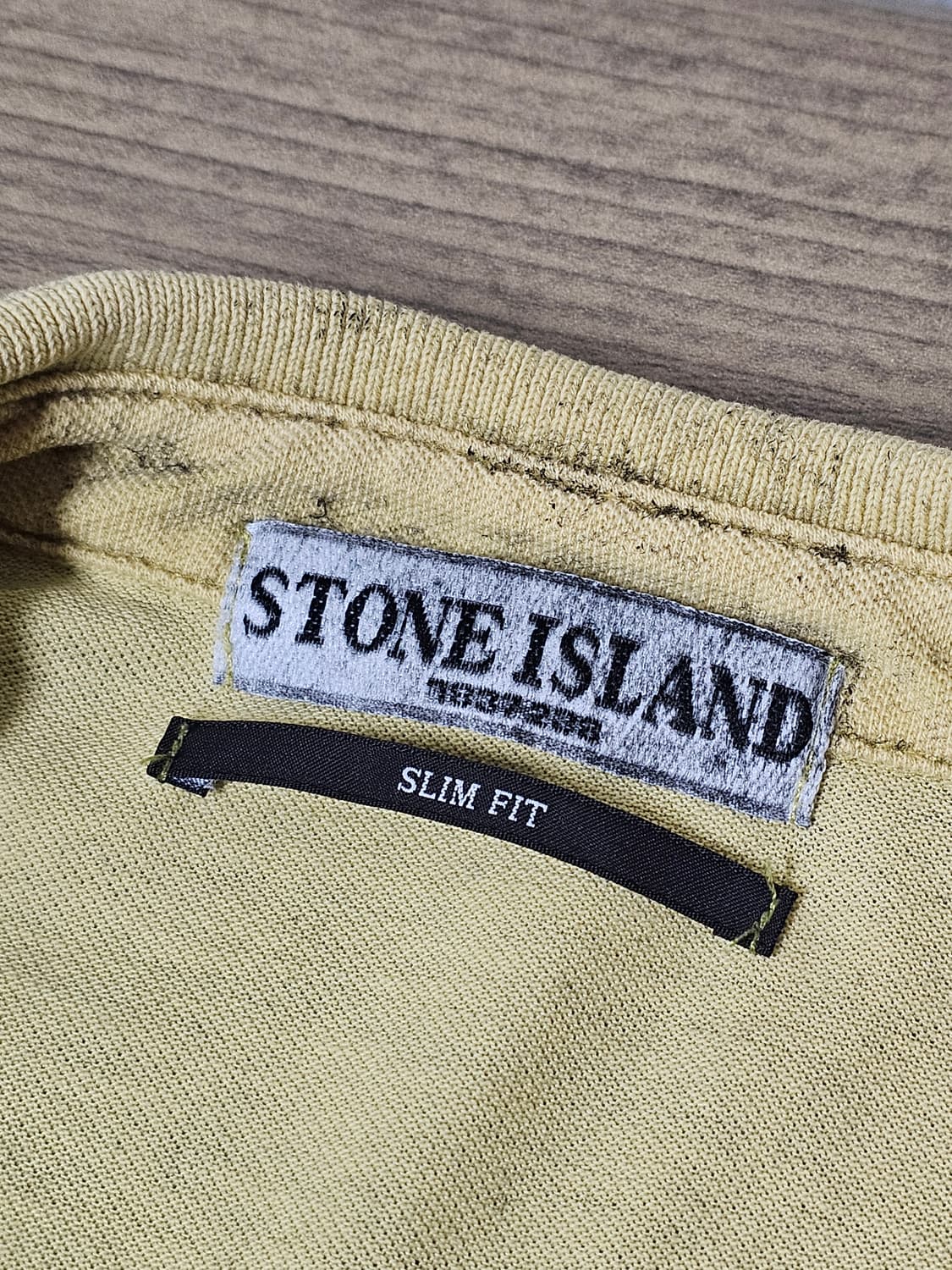 스톤아일랜드 더스트 워싱 반팔 카라티 상품이미지3