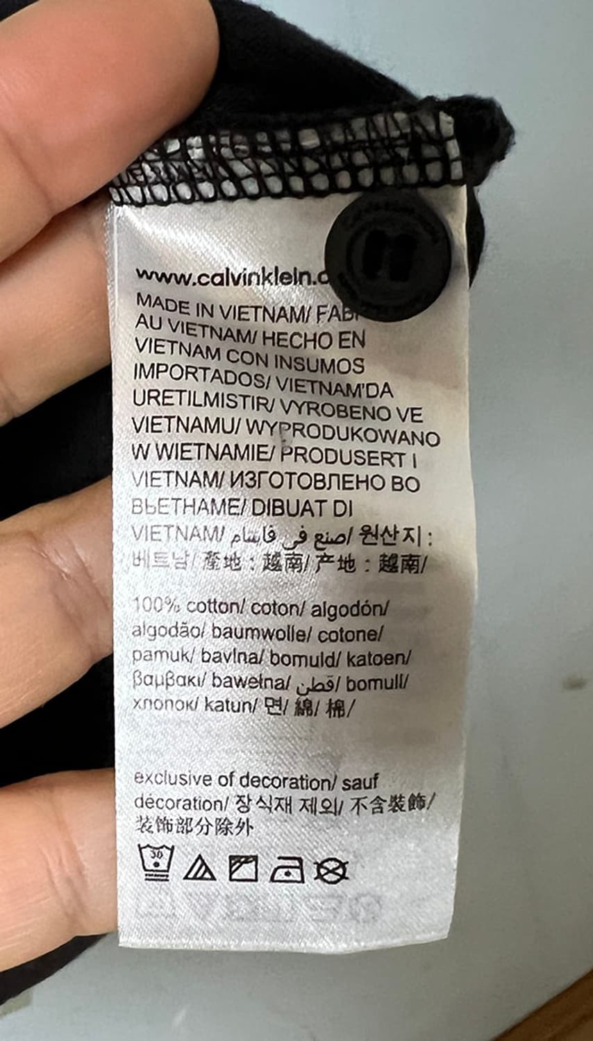 캘빈클라인 진스 CK로고 남자 폴로 반팔 카라티 블랙 캐주얼 XL 105 상품이미지6
